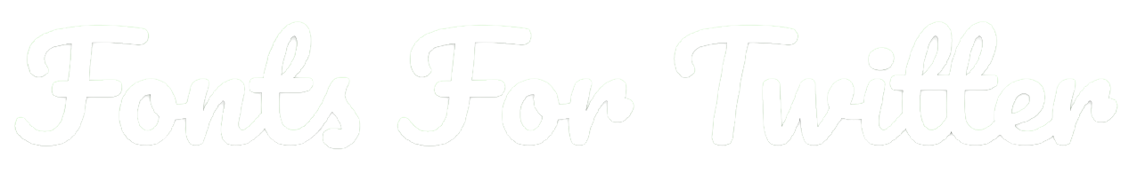 sad Twitter Fonts header logo